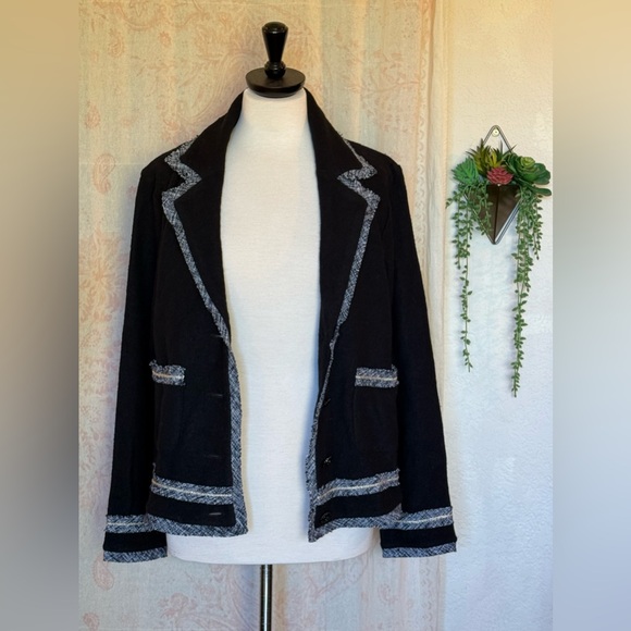 Karl Lagerfeld Tweed Blazer - Picture 2 of 6